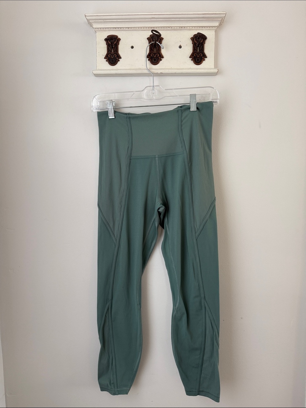 lululemon Align Sage Green Ribbed High-Rise Leggings
